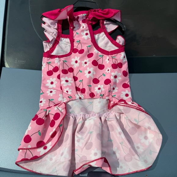 Pink Cherry Blossom Dog Dress - Pink Size large - Picture 3 of 4